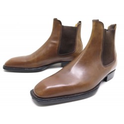 CHAUSSURES JM WESTON BEAUBOURG 631 BOTTINES 8E 42 LARGE CUIR MARRON BOOTS 919€