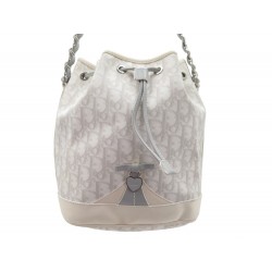 SAC A MAIN CHRISTIAN DIOR TROTTEUR ROMANTIQUE BUCKET TOILE MONOGRAMME BAG 630€