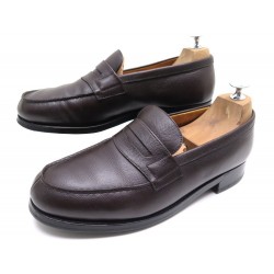 CHAUSSURES JM WESTON 180 CUIR GRAINE MARRON T7.5 42 