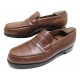 CHAUSSURES JM WESTON 180 MOCASSINS 7.5D 41.5 EN CUIR MARRON + EMBAUCHOIRS 695€