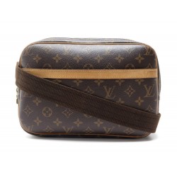 SAC A MAIN LOUIS VUITTON REPORTER TOILE MONOGRAM BANDOULIERE BROWN HANDBAG 1200