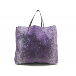 SAC LINDE GALLERY CUIR STYLE GALUCHAT VIOLET 