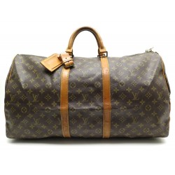 SAC DE VOYAGE A MAIN LOUIS VUITTON KEEPALL 55 BANDOULIERE MONOGRAM BAG 1360€