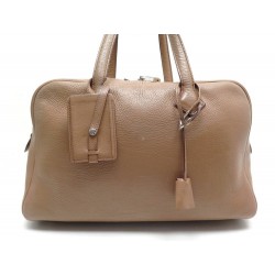 SAC A MAIN HERMES VICTORIA 36 CM EN CUIR TOGO ETOUPE LEATHER HAND BAG 3450€