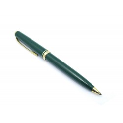 STYLO BILLE MONTBLANC GENERATION EN RESINE VERTE METAL DORE GREEN BALLPOINT 240