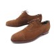 CHAUSSURES CROCKETT & JONES LANGLEY RICHELIEU 12.5 46.5 SUEDE MARRON SHOES 530