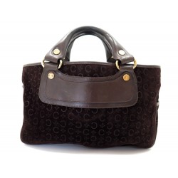 SAC A MAIN CELINE BOOGIE DAIM MARRON MONOGRAMME BROWN DEER HAND BAG PURSE 890