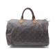 SAC A MAIN LOUIS VUITTON SPEEDY 35 EN TOILE MONOGRAM MARRON CANVAS HANDBAG 815€