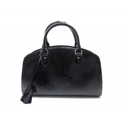 NEUF SAC A MAIN LOUIS VUITTON PONT NEUF CUIR EPI VERNI ELECTRIQUE NOIR BAG 2230