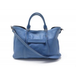 SAC A MAIN LONGCHAMP 3D M L1285770564 EN CUIR BLEU BANDOULIERE HAND BAG 670€