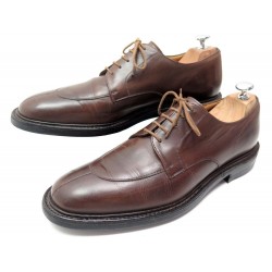 CHAUSSURES CHURCH'S CARNE DERBY DEMI CHASSE 9F 43 CUIR MARRON LEATHER SHOES 510€