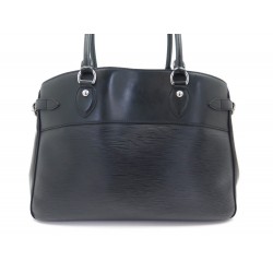 SAC A MAIN LOUIS VUITTON PASSY GM EN CUIR EPI NOIR BLACK LEATHER HAND BAG 1980€