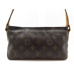 SAC A MAIN LOUIS VUITTON TROTTEUR BANDOULIERE TOILE MONOGRAM MARRON HANDBAG 650€