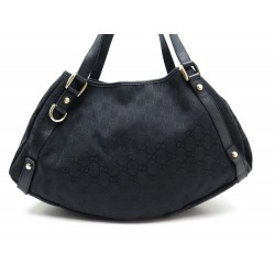 SAC A MAIN GUCCI ABBEY 130736 TOILE MONOGRAMME NOIR BLACK CANVAS HAND BAG 1200€