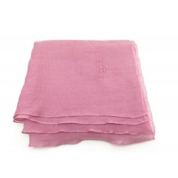 FOULARD HERMES PLUME ALLUMETTE CHALE EN CACHEMIRE SOIE ROSE CASHMERE STOLE 850€