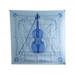 NEUF FOULARD HERMES LA MUSIQUE DES SPHERES ZOE PAUWELS SOIE + BOITE SCARF 370€