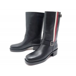 NEUF CHAUSSURES DIOR DIORIDER KCI458CFYS BOTTES BIKER 39 EN CUIR BOOTS 1190€