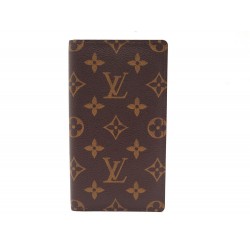 COUVERTURE AGENDA DE POCHE LOUIS VUITTON R20503 MONOGRAM MARRON PORTE CARTE 190€