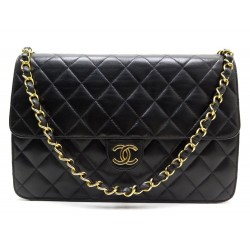 SAC A MAIN CHANEL TIMELESS BANDOULIERE EN CUIR MATELASSE NOIR HAND BAG 4800€