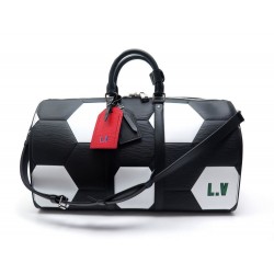 NEUF SAC DE VOYAGE A MAIN LOUIS VUITTON KEEPALL 50 FIFA WORLD CUP CUIR EPI 3200