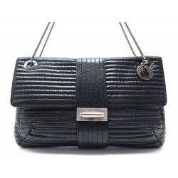 SAC A MAIN LANVIN CUIR NOIR 