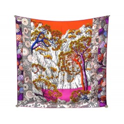 TEINTURIER FOULARD HERMES Sieste au paradis 