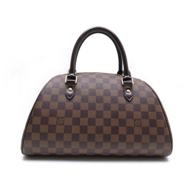 SAC A MAIN LOUIS VUITTON RIBERA MM EN TOILE DAMIER EBENE + BOITE HAND BAG 1090€