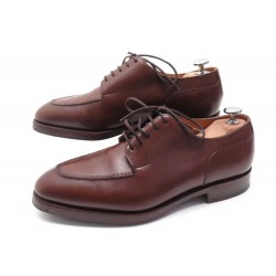 CHAUSSURES JOHN LOBB CHAMBORD DERBY 6.5E 40.5 EN CUIR MARRON BROWN SHOES 1390€