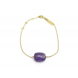 BRACELET MORGANNE BELLO FRIANDISE COUSSIN 1012YB1A103 OR JAUNE ET AMETHYSTE 370€