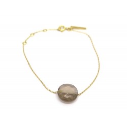 BRACELET MORGANNE BELLO FRIANDISE COUSSIN 1012YB1A120 OR JAUNE QUARTZ FUME 350€