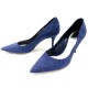 CHAUSSURES CHRISTIAN DIOR CHERIE POINTY PUMP 39 ESCARPINS DAIM BLEU + BOITE 650€