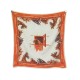 FOULARD HERMES CHANTILLY SOIE ORANGE 1939