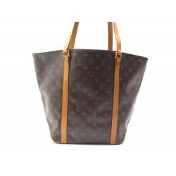 SAC A MAIN LOUIS VUITTON CABAS SHOPPING BAG TOILE MONOGRAM MARRON PURSE 1040