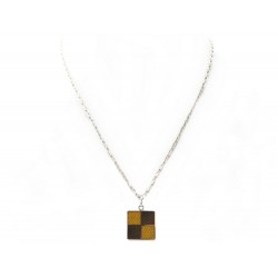 COLLIER LOUIS VUITTON DAMIER ARGENT 