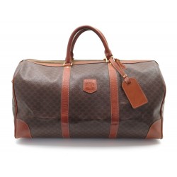 VINTAGE SAC A MAIN DE VOYAGE CELINE 50 CM TOILE MONOGRAMMEE MARRON TRAVEL BAG