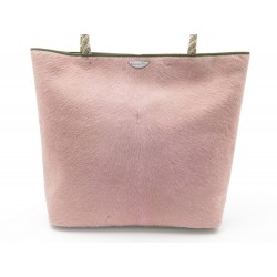 SAC A MAIN CHRISTIAN DIOR MASAI 28 CM EN POULAIN ROSE CABAS TOTE BAG PURSE 390€