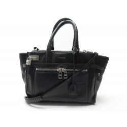 SAC A MAIN ZADIG & VOLTAIRE SEAK2008F CANDIDE MEDIUM ZIP CUIR NOIR HANDBAG 695€