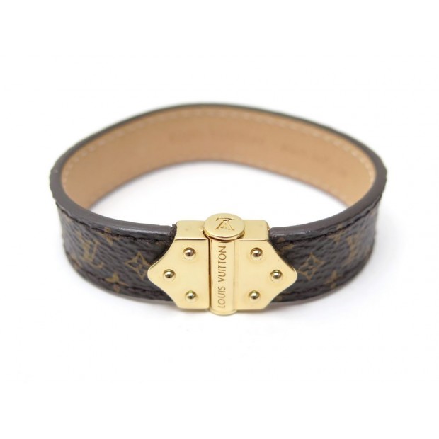 Louis Vuitton Nano Monogram Bracelet M6689 Brown
