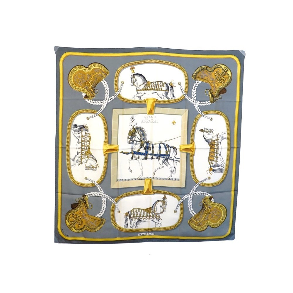 foulard hermes grand apparat 1ere edition 1962