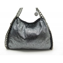 SAC A MAIN STELLA MCCARTNEY FALABELLA STUD ARGENTE & NOIR SILVER HAND BAG 1260