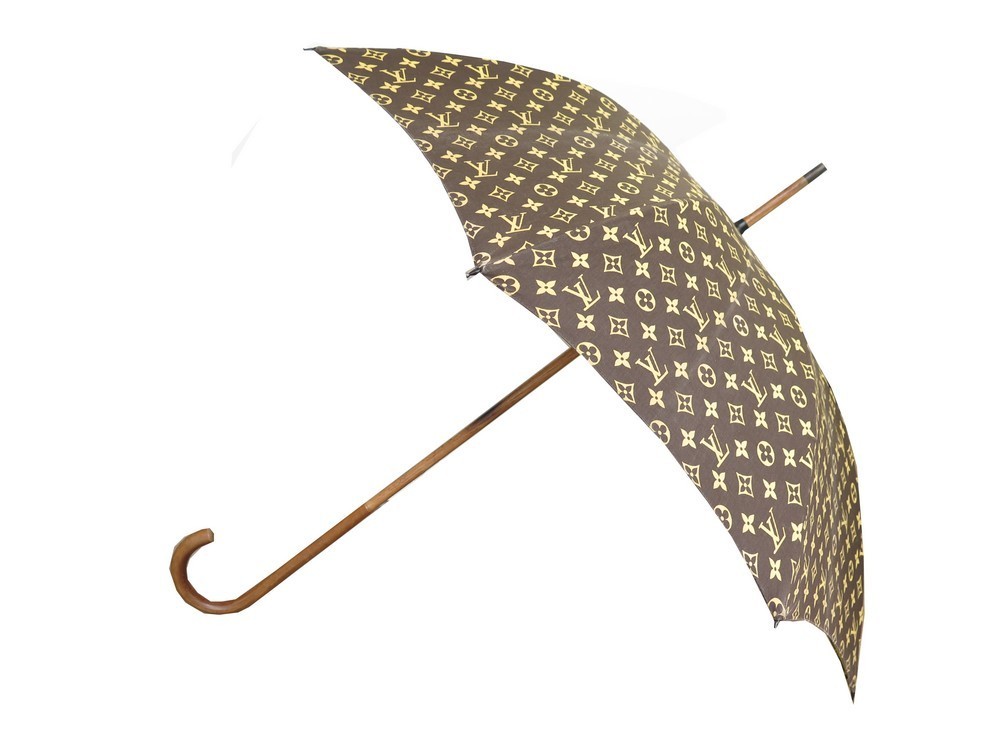 LOUIS VUITTON Vintage Monogram Parasol Umbrella Parapluie