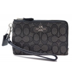 NEUF POCHETTE CORNER COACH TOILE MONOGRAMMEE