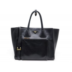 SAC A MAIN PRADA SAFFIANO LUX BN1786 CUIR NOIR BANDOULIERE BLACK HAND BAG 1850