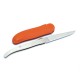 NEUF COUTEAU HERMES CANIF A PIVOT PM EN ACIER BROSSE ET ETUI EN CUIR STEEL KNIFE