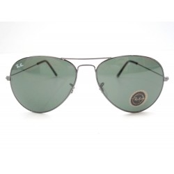 NEUF LUNETTES DE SOLEIL RAY BAN AVIATOR PILOTE 6214 BAUSCH LOMB LARGE ACIER 159