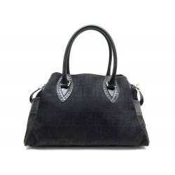 SAC A MAIN FENDI ETNIKO 8BN162 EN TOILE MONOGRAMMEE NOIR CANVAS HAND BAG 495€