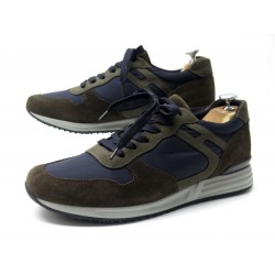 NEUF CHAUSSURES HOGAN REBEL BASKETS 8 42 EN DAIM ET TOILE SNEAKERS SHOES 300€