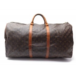 SAC DE VOYAGE A MAIN LOUIS VUITTON KEEPALL 60 BANDOULIERE TOILE MONOGRAM 1380€