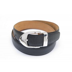 NEUF CEINTURE LOUIS VUITTON T80 CUIR TAIGA GRIS ANTHRACITE BOITE SAC BELT 410