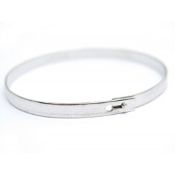 BRACELET DINH VAN BECKET 335104 T 19 CM EN ARGENT MASSIF 925 SILVER BANGLE 380€